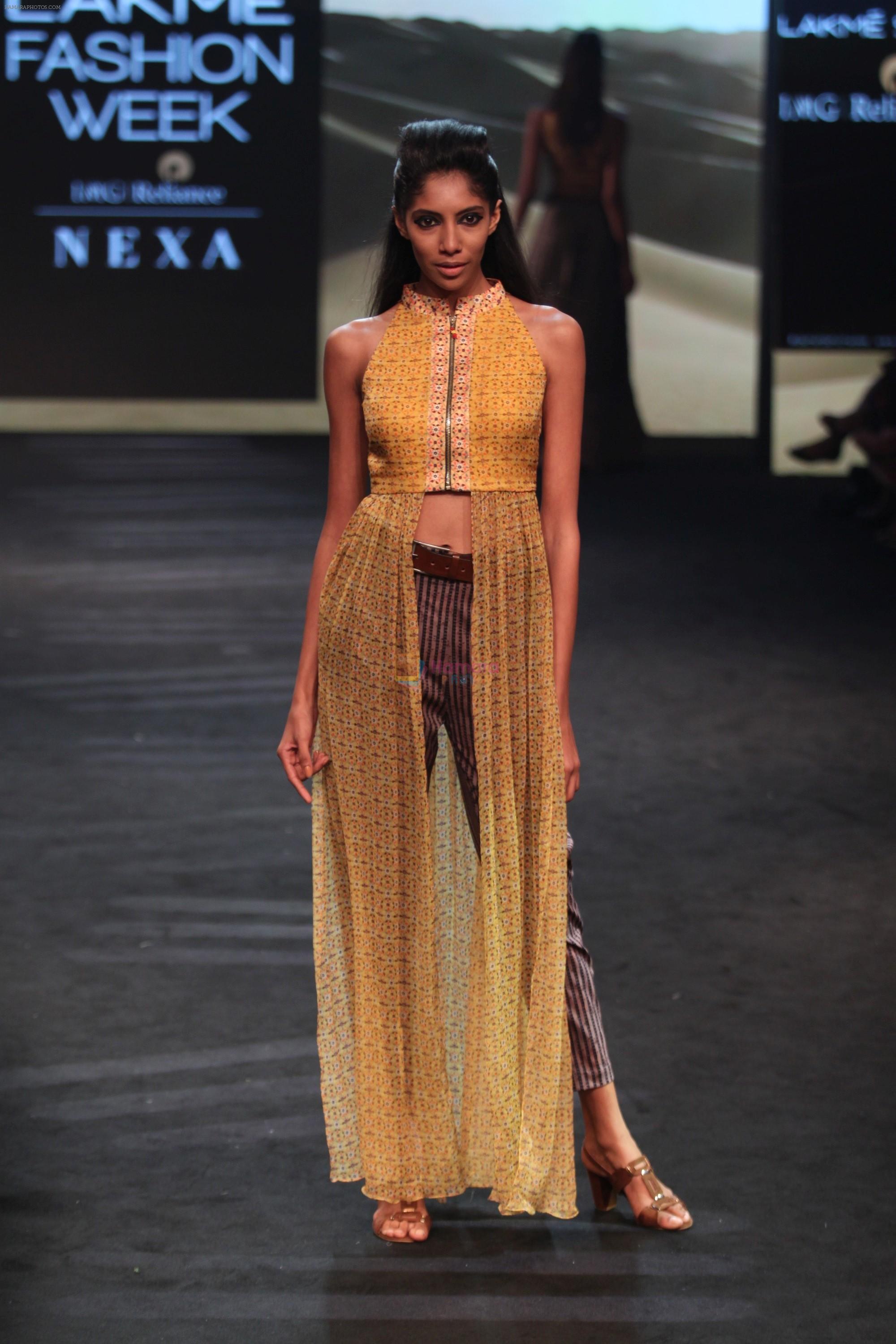 Model at Lakme Fashion Week 2019 on 2nd Feb 2019 / Lakme Fashion Week